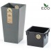 Prosperplast URBI SQUARE ECO Blumentopf 40cm, steingrau DURS400W-405U