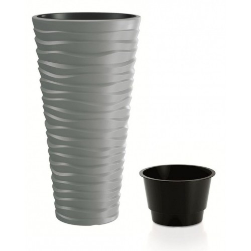 Prosperplast SAND SLIM Blumentopf 29,6x52cm steingrau DPSA300