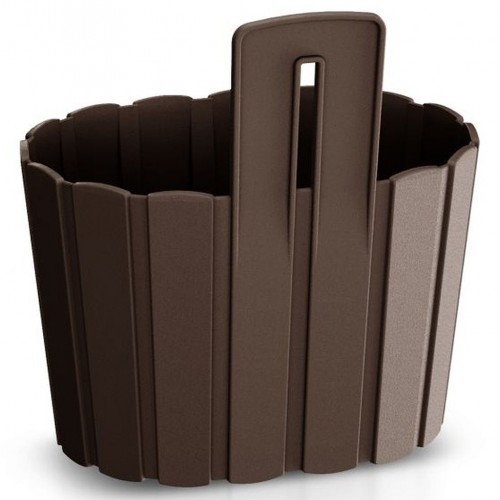 PROSPERPLAST BOARDEE WALL Blumentopf 19,4 cm, braun DDES200-R222 PROSPERPLAST BOARDEE WALL Blumentopf 19,4 cm, braun DDES200-R222