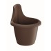 Prosperplast RESPANA HOOK Hängeblumentopf 20 cm, braun DREZ200-R222