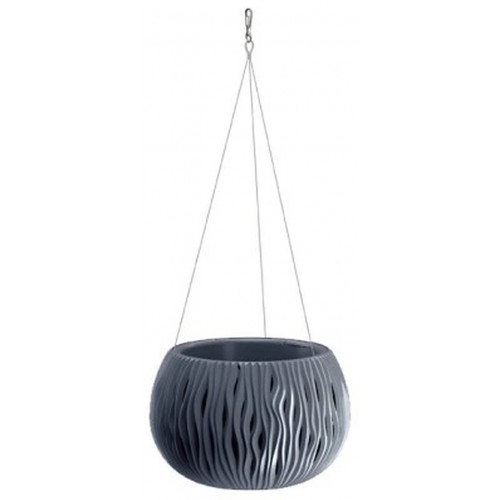 Prosperplast SANDY BOWL WS Hängeblumentopf 37cm, 9l, anthrazit DSK370WS