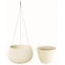 PROSPERPLAST SPLOFY Bowl WS Hängeblumentopf 37 cm, creme DKSP370WS