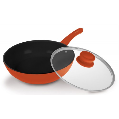 LAMART Keramische WokPfanne K2870RB 280 mm, rot 40026526