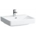 Laufen Pro S Waschtisch weiß mit Überlauf und 3 Hahnlöchern 8109620001081
