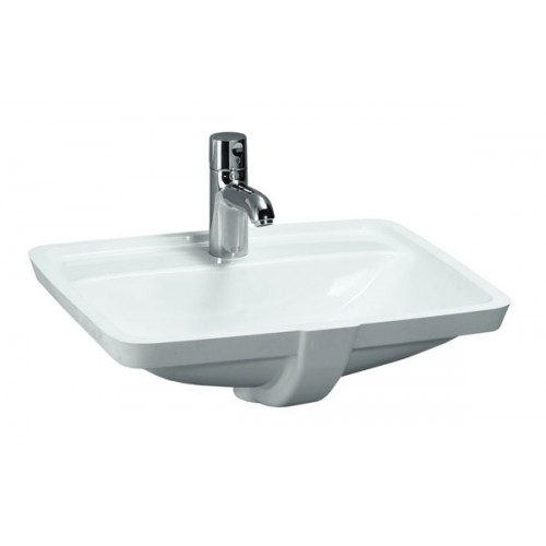 LAUFEN PRO A Einbau-Waschtisch 53x40,5 mit Hahnloch 8.1196.6.000.104.1