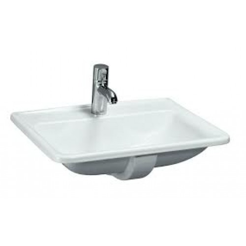 B-Ware! LAUFEN PRO A Einbau-Waschtisch 56x44 3 Löchern 8.1396.1.000.108.1-kleiner Mangel!
