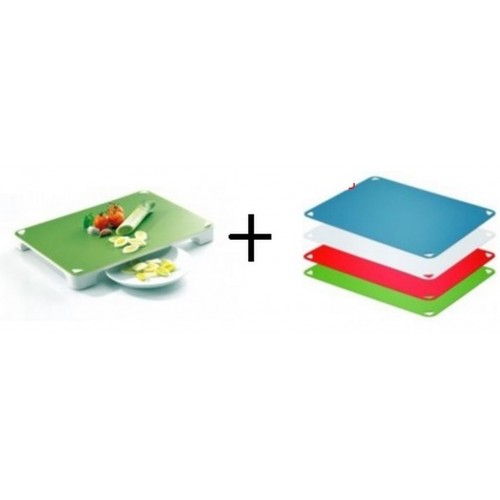 LEIFHEIT Schneidbrett Varioboard + Ersatzfolien 03086 + 0308 LEIFHEIT Schneidbrett Varioboard + Ersatzfolien 03086 + 0308