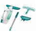 LEIFHEIT Dry&Clean Fenstersauger Komplettset (Stiel, Einwascher, schmale Saugdüse) 51016