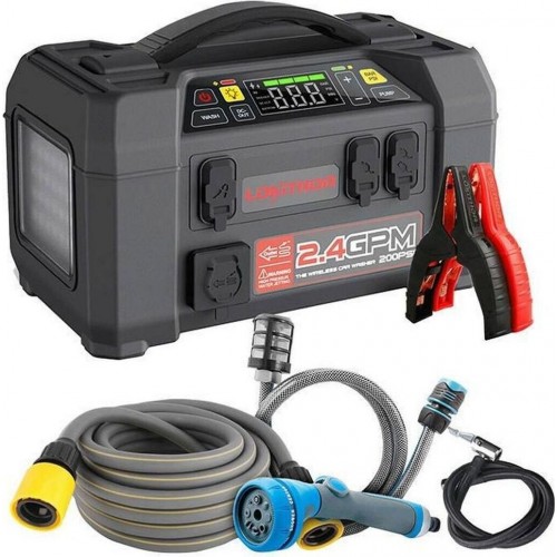 LOKITHOR Jumpstarter mit Kompressor und Pumpe (12V/2500A/74Wh) AW401 LOKITHOR Jumpstarter mit Kompressor und Pumpe (12V/2500A/74Wh) AW401