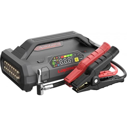 LOKITHOR Jumpstarter mit Kompressor (12V/3000A/77Wh) JA302 PRO
