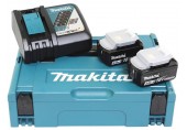 Makita 197494-9 Power Source Kit 4Ah, 2x Akku BL1840+Ladegerät DC18RC im Makpac Gr. 1