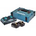 Makita Set Li-ion LXT 18V 2xBL1840B + DC18RD Ladegerät + Koffer 197504-2