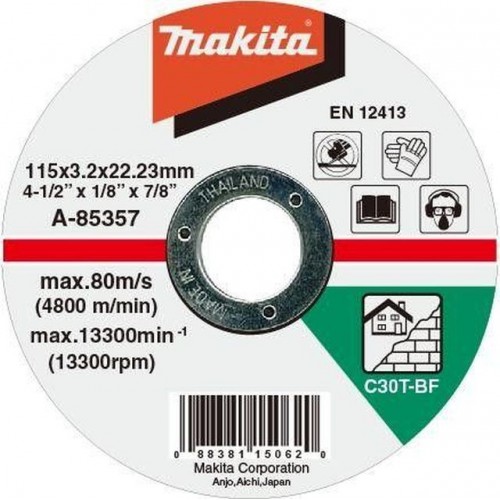 Makita A-85363 Trennscheibe 125x3x22mm Stein (1 Stück)