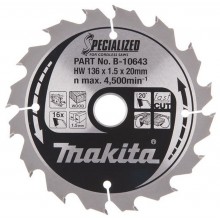 Makita B-10643 Sägeblatt 136x20mm 16Z