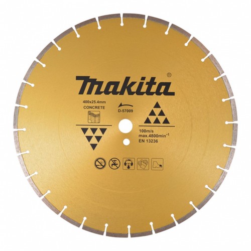 Makita D-57009 Diamant-Trennscheibe 400 x 25,4 x 7,5 mm