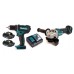 Makita S17E4-P6 Akku Spezial Set DDF482RAE + DGA504Z + 2xAkku BL1820B +Ladegerät DC18RC