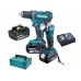 Makita DDF482RFJ1 Akku-Bohrschrauber mit Akku-Lampe, 3x akku Li-ion 18V / 3,0Ah, Makpac