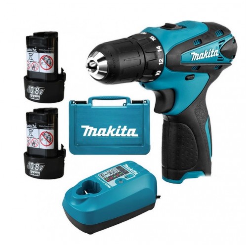 Makita Akku-Schrauber Li-ion 10,8V/1,3Ah+koffer+1xAkku, DF330DWE