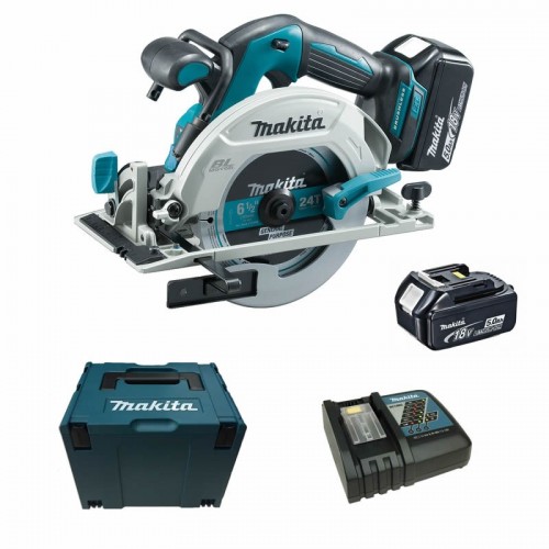 Makita DHS680RTJ Akku-Handkreissäge (2x5,0Ah/18V) Makpac 3