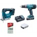 MAKITA Spezial Set Stichsäge JV183D+Schlagbohrschr. HP457D Li-ion 18V / 1,3Ah G DK18113X1