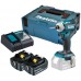 Makita DTD171RTJ Akku-Schlagschrauber 1/4" Li-ion LXT 18 V 2x 5,0Ah, Makpac