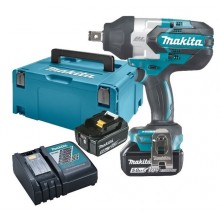 Makita DTW1001RTJ Akku-Schlagschrauber 3/4" Li -ion (2x18V/5,0Ah) MakPac