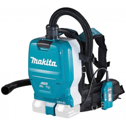 Makita DVC265ZXU Akku-Rucksackstaubsauger Li-ion LXT 2x18V, ohne Akku