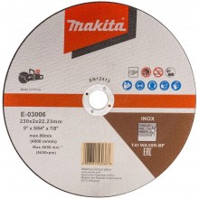 Makita E-03006 Trennscheibe 230x2x22mm Inox (1 Stück)