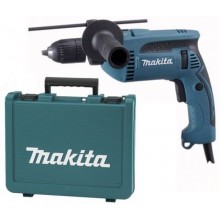 Makita HP1641K Elektronik-Schlagbohrmaschine 1,5-13mm, 680W Koffer