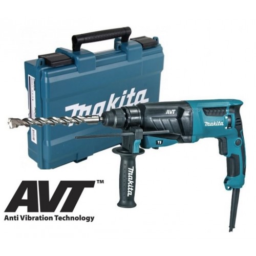 Makita HR2631FT Bohrhammer SDS-Plus mit AVT 2,4J, 800W mit Koffer