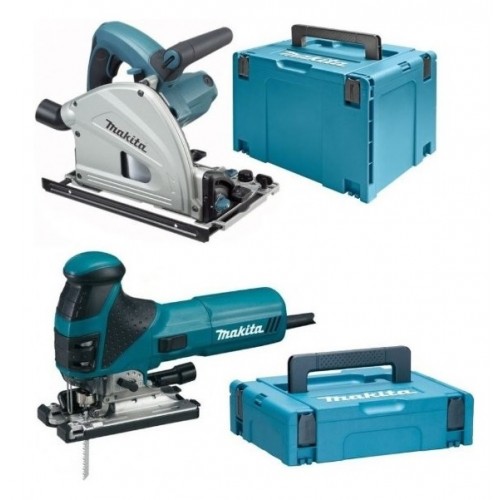 Makita MEU029J Spezial Set Tauchsäge SP6000J+Stichsäge 4351FCTJ, Systainer