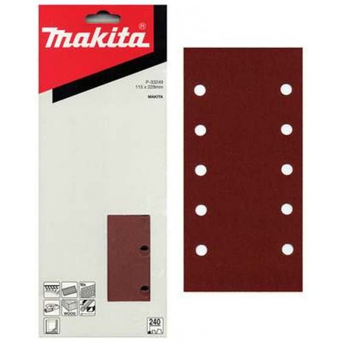 Makita P-33205 Schleifpapier 115 x 229 mm, K100, 10 Stk.