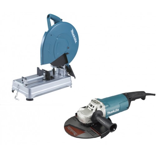 Makita S17E4-P2 Spezial Set Trennschleifmaschine 2414EN +Winkelschleifer GA9060R