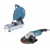 Makita S17E4-P2 Spezial Set Trennschleifmaschine 2414EN +Winkelschleifer GA9060R
