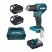 Makita Akku-Schlagbohrschrauber DHP483RFJ 18 V + 2 Akkus 3,0 Ah + Ladegerät im Makpac