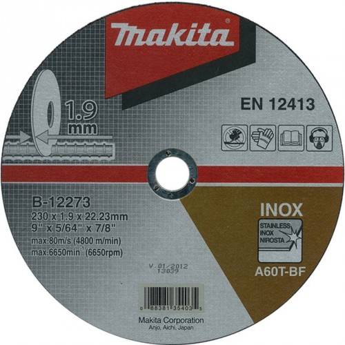 Makita B-12273 Trennscheibe 230x1,9x22mm Inox (1 Stück)