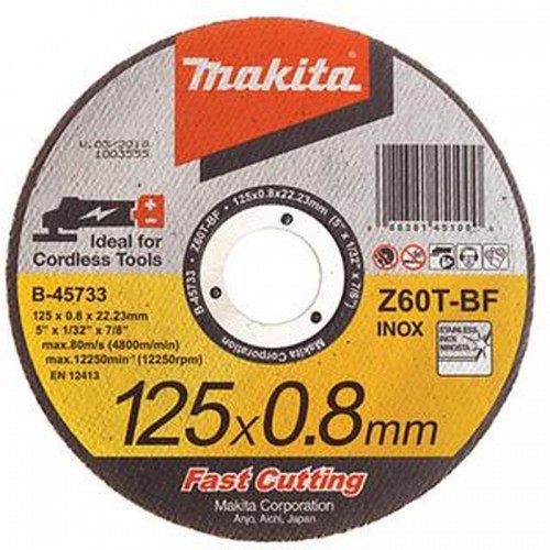 Makita B-45733 Trennscheibe 125x0,8x22mm Inox (1 Stück)