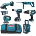 Makita DLX7000X4 18V-Akku-Spezialset