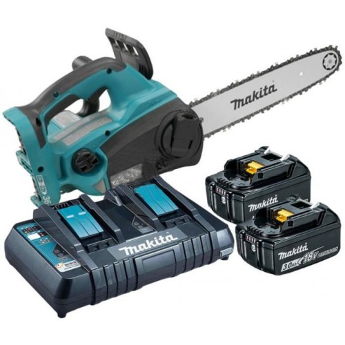 Makita DUC302PR2 Akku-Kettensäge 30cm, Li-on LXT 2x18V/3,0Ah + Ladegerät Makita DUC302PR2 Akku-Kettensäge 30cm, Li-on LXT 2x18V/3,0Ah + Ladegerät
