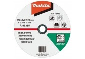 Makita A-85385 Trennscheibe 230x3x22mm Stein (1 Stück)