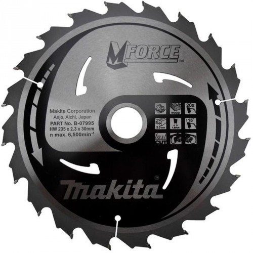 Makita Kreissägeblatt 235x30mm 20T B-07995