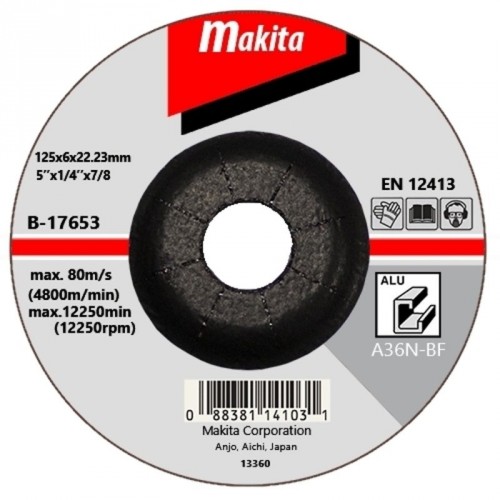 Makita B-17653 Schruppscheibe 25x6x22mm Alu (1 Stück)
