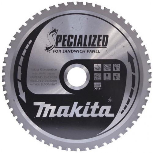 Makita B-17675 Sägeblatt Kreissägeblatt 235 mmx30 mm 50