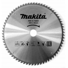 Makita D-73003 Kreissägeblatt für Aluminium 260x30x70T TCT