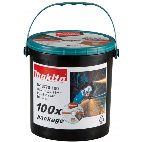 Makita D-18770-100 Trennscheibe 125x1,2x22mm Inox (100 Stück)