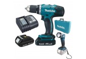 Makita DDF453SYEL Akku-Bohrschrauber Li-ion (18V/2x1,5Ah) koffer