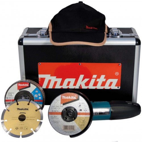 Makita GA5030RSP4 Winkelschleifer 125mm, 720W + ALU Koffer Makita GA5030RSP4 Winkelschleifer 125mm, 720W + ALU Koffer