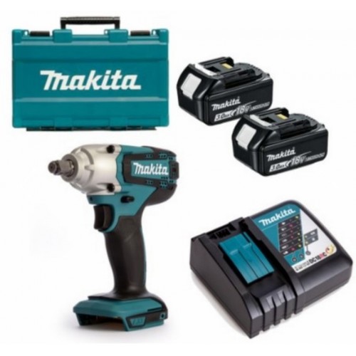 MAKITA Ak­ku Schlagschrauber 1/2 "Li-ion 18V / 3,0Ah DTW190RFE