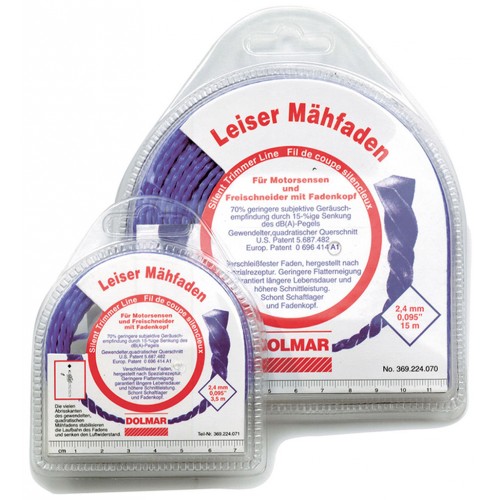 Makita Dolmar 369224060 Leiser Mähfaden 2,0mm x 15m