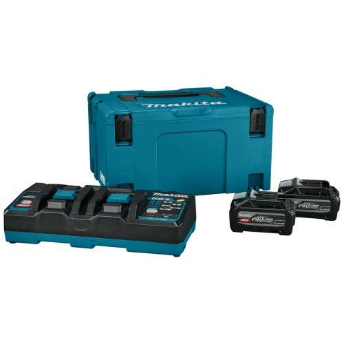 Makita 1911D8-0 Set Li-ion XGT 40V 2xBL4040F+DC40RB+Makpac Makita 1911D8-0 Set Li-ion XGT 40V 2xBL4040F+DC40RB+Makpac